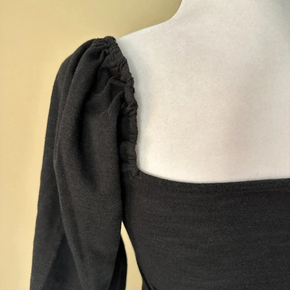 FOREVER 21 Ruched Balloon Sleeve Crop Top - small? - Picture 6 of 9